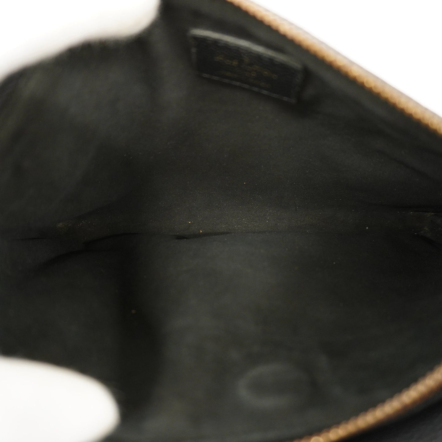 Louis VuittonAuth Monogram Empreinte Twice Women's Shoulder Bag Noir