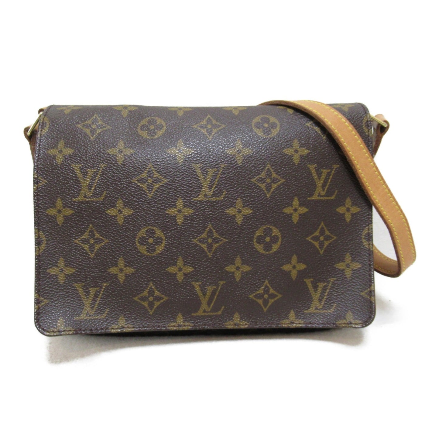 LOUIS VUITTON Mtte Tango Short Shoulder Bag Brown Monogram PVC coated canvas