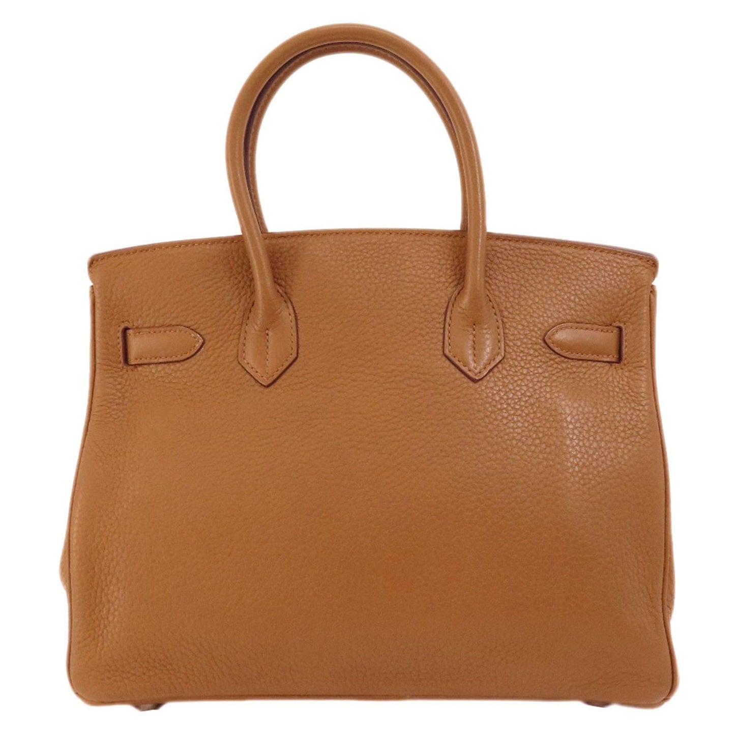 Hermes Brown Taurillon Clemence Leather Handbag ( )