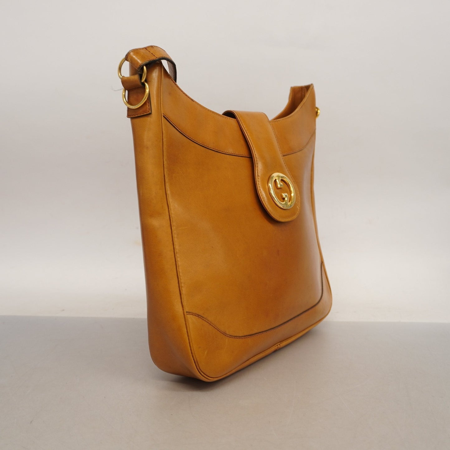 Gucci Lou Leather Shoulder Bag