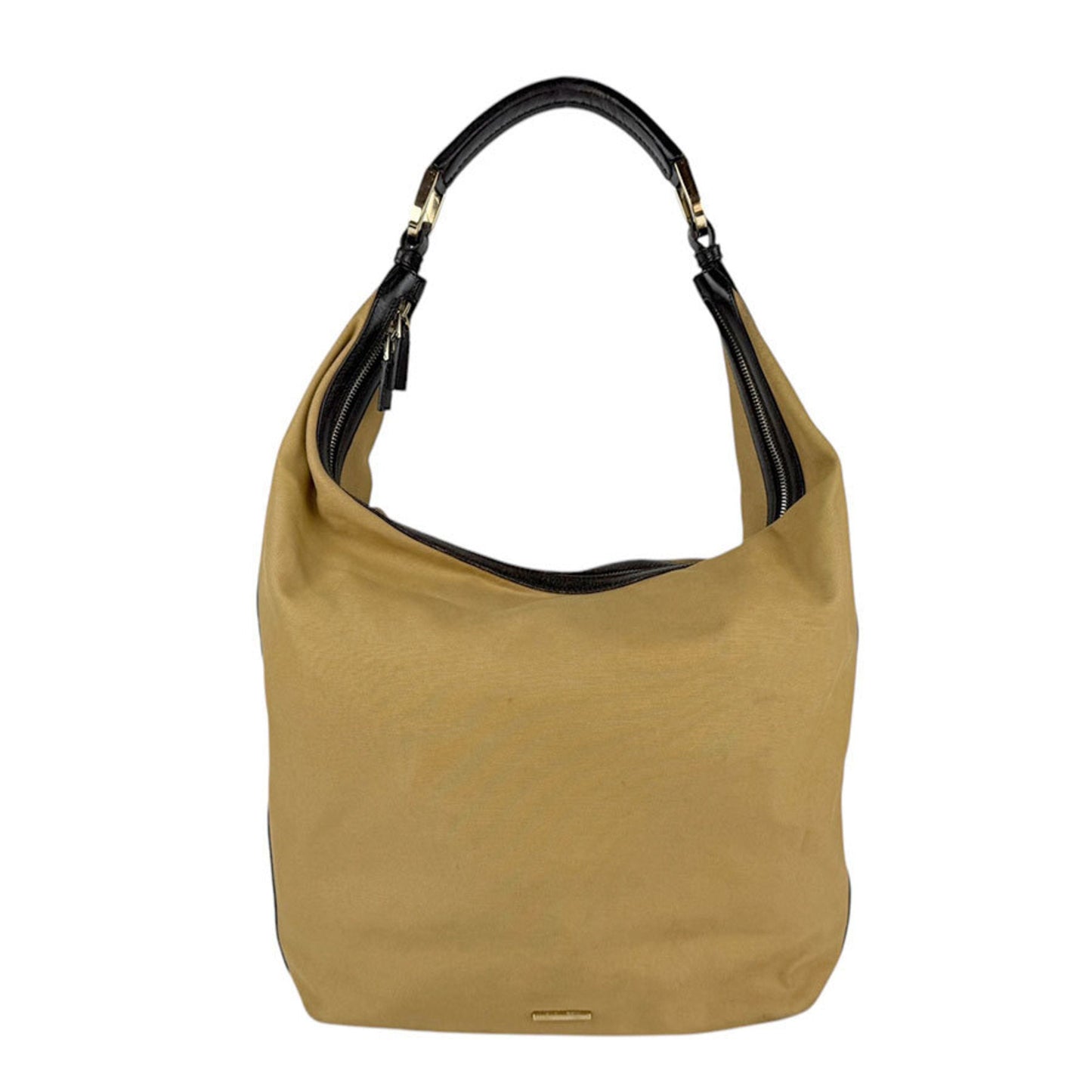 Gucci Leather Canvas Shoulder Bag