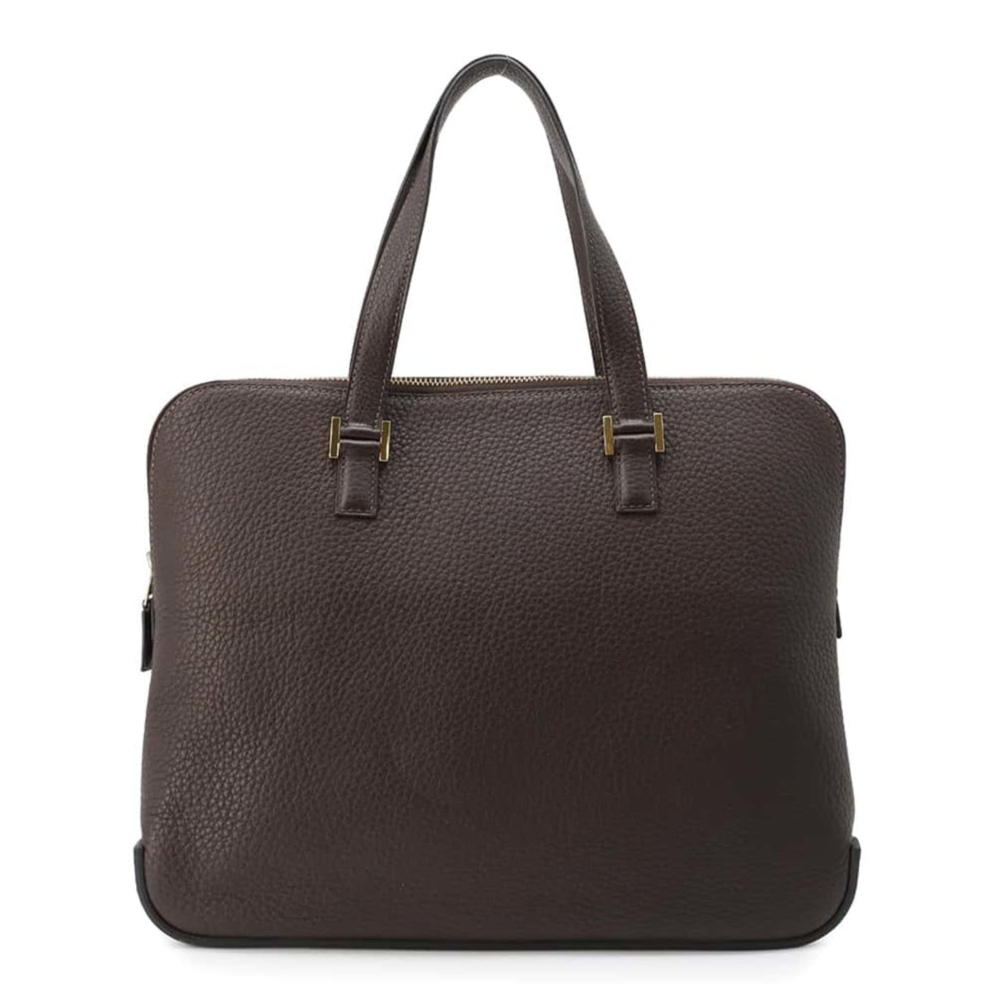 Hermes Escapada Brown Fjord Leather Handbag ( )
