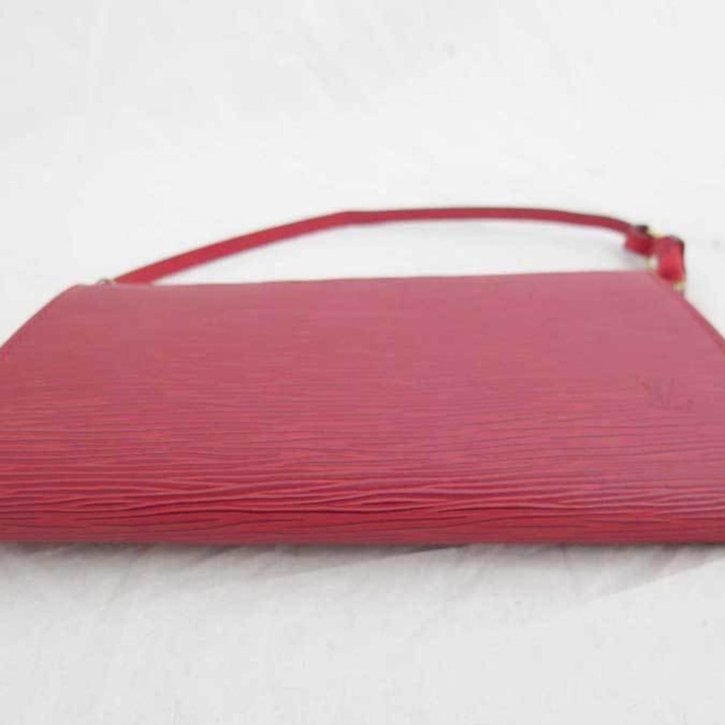 Louis Vuitton Bag Epi Pochette Accessoir Red Leather Shoulder Pouch Ladies