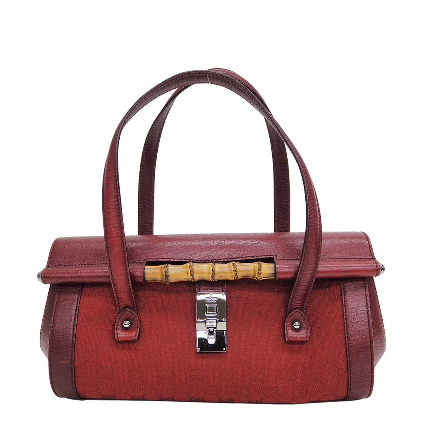 Gucci Lou Canvas Shoulder Bag