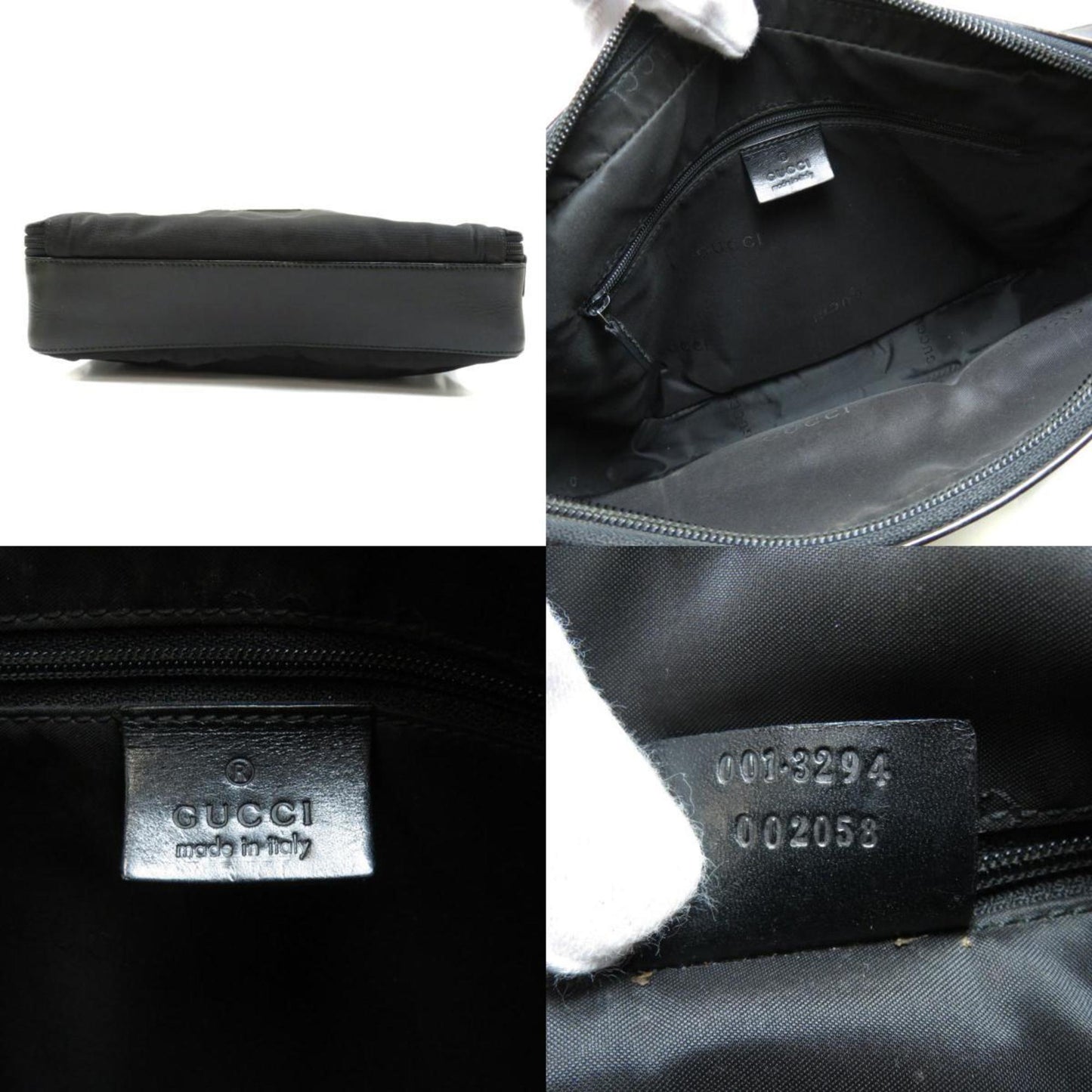 Gucci Lou Nylon Shoulder Bag