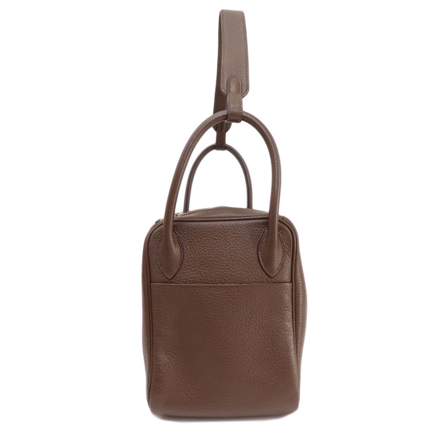 Hermes Brown Leather Handbag ( )