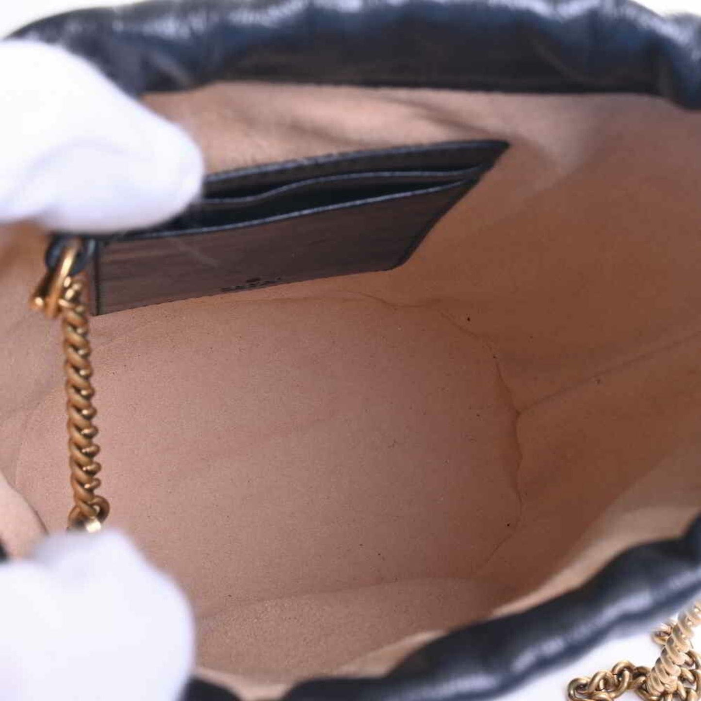Gucci Lou Quilted Chain Shoulder Bag