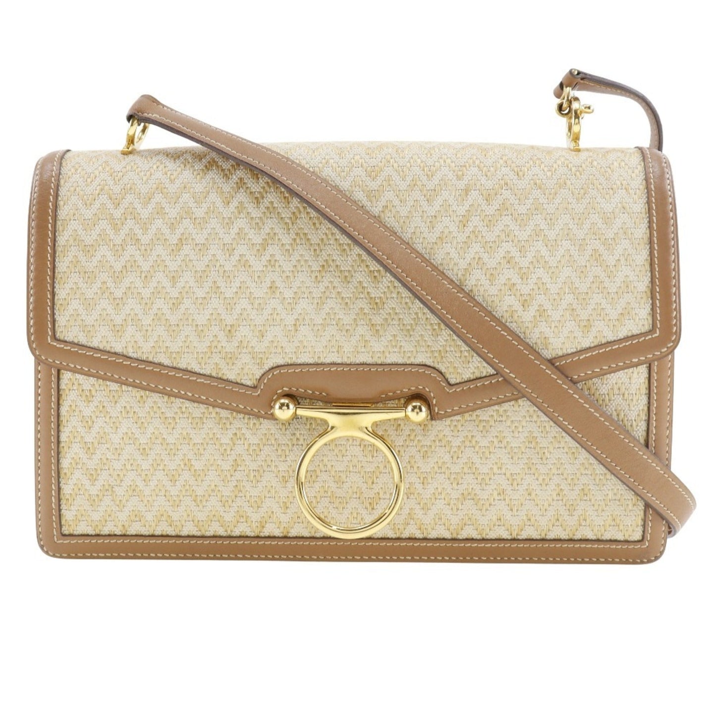 Hermes Canvas Shoulder Bag ( )