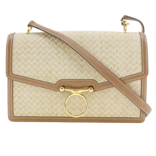 Hermes Canvas Shoulder Bag ( )