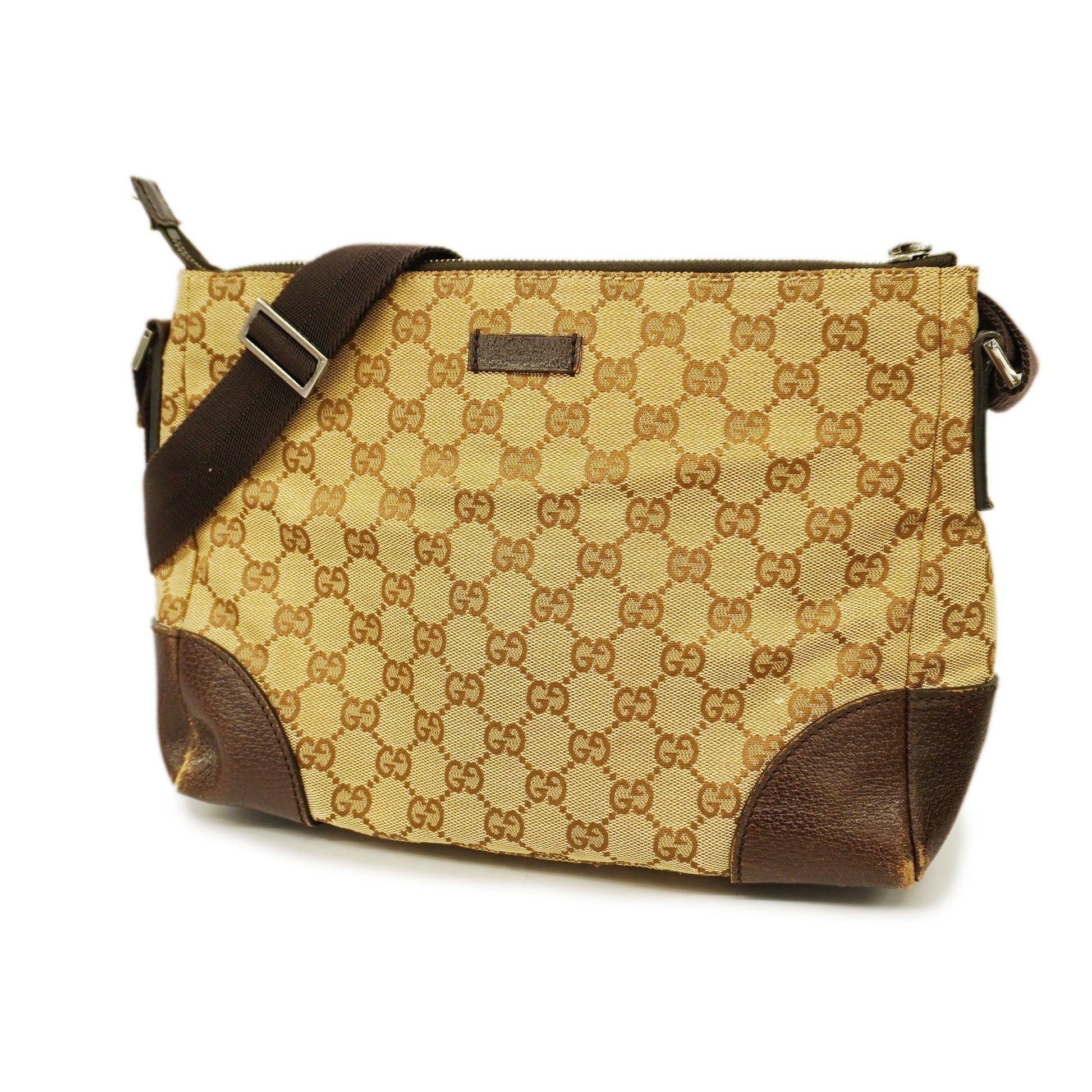 Gucci Canvas Shoulder Bag