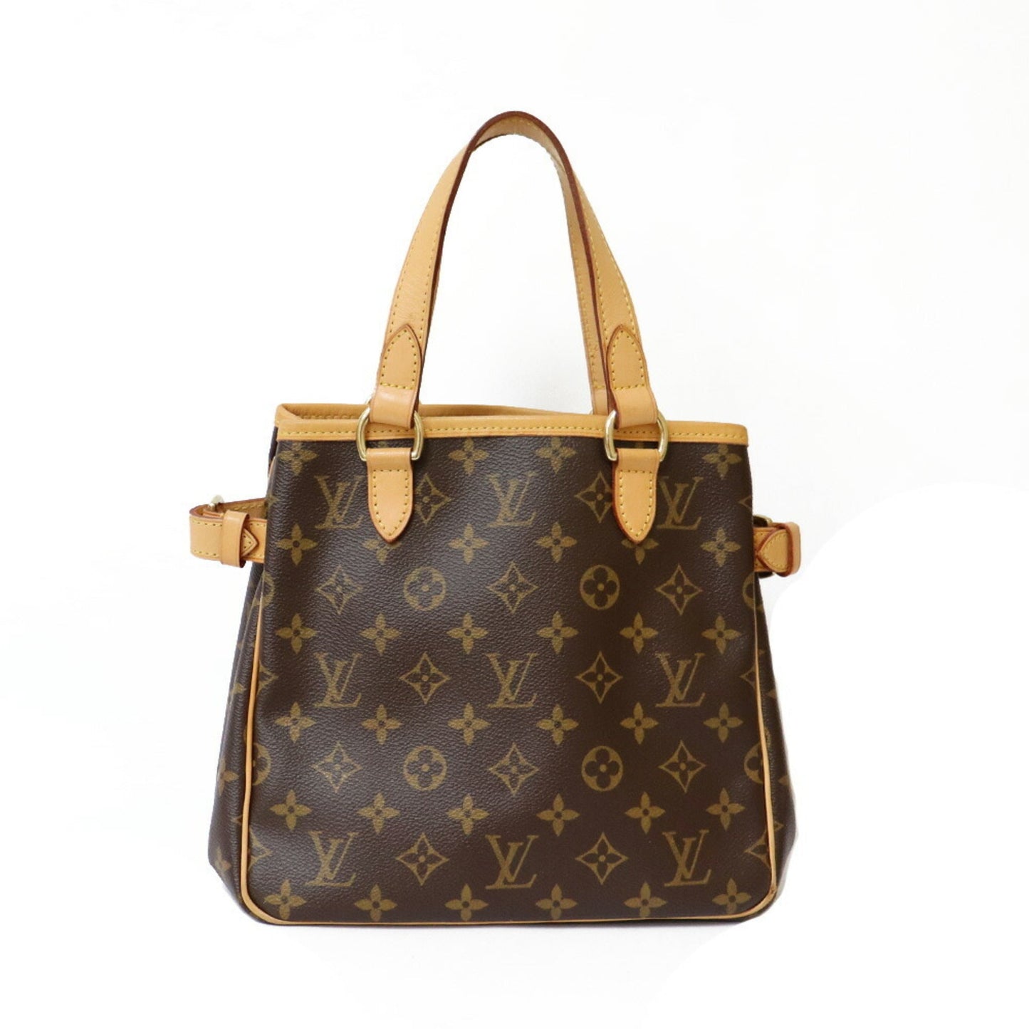 Louis Vuitton Handbag Monogram Batignolles Brown Women's Canvas