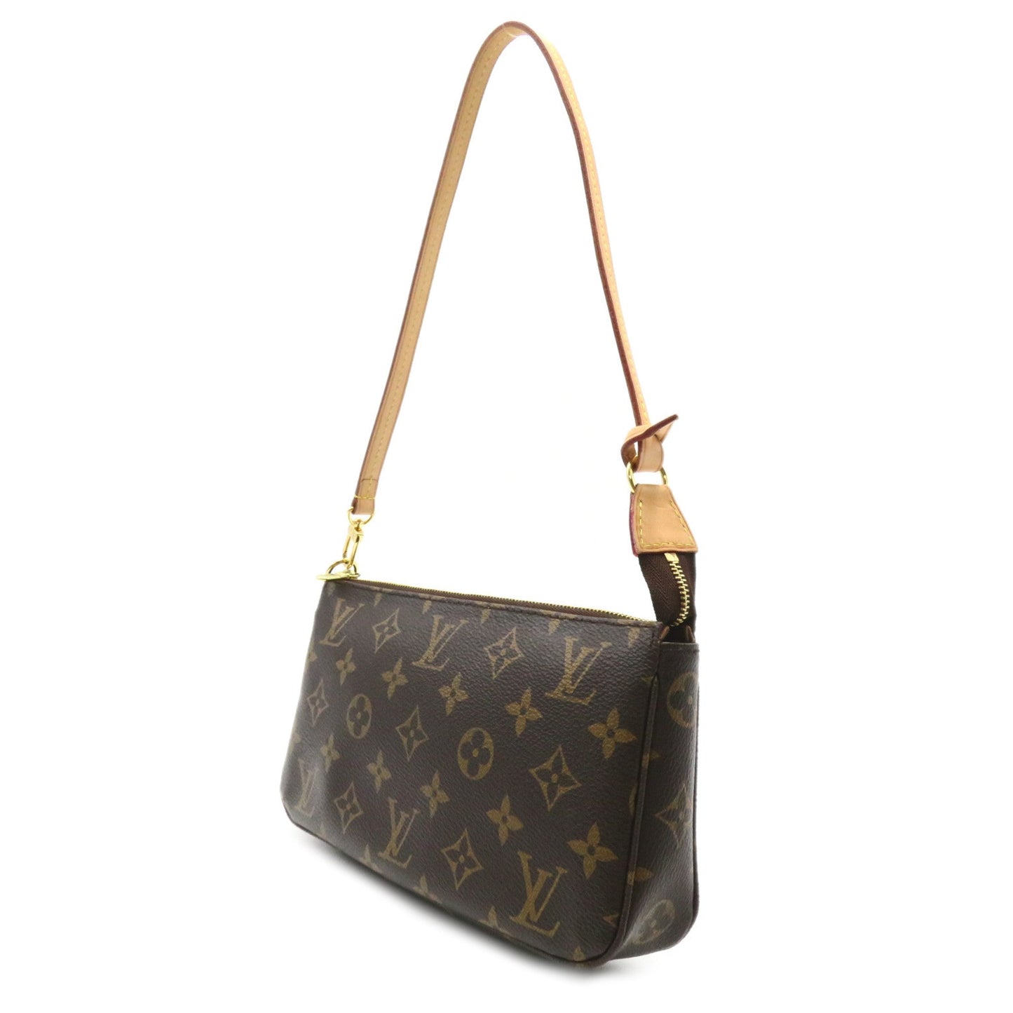 LOUIS VUITTON Pochette Accessoires Brown Monogram PVC coated canvas Clutch