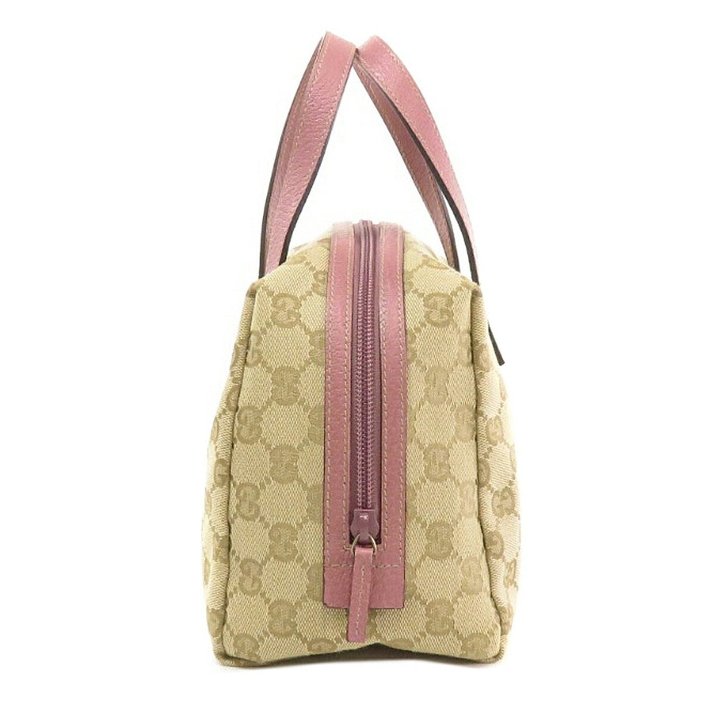 Gucci Lou Leather Canvas Handbag
