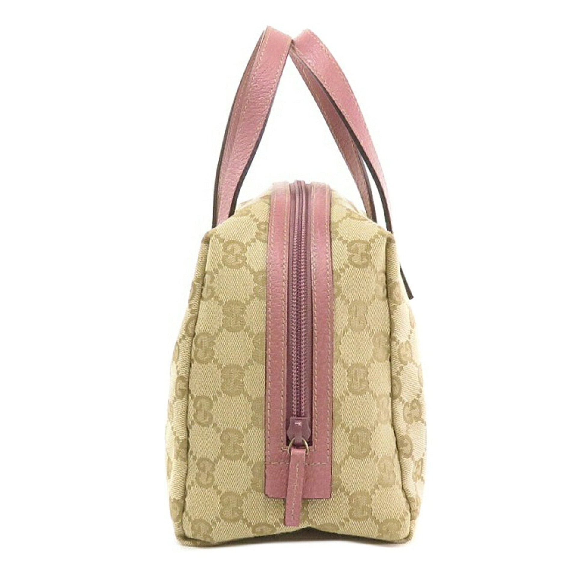 Gucci Lou Leather Canvas Handbag