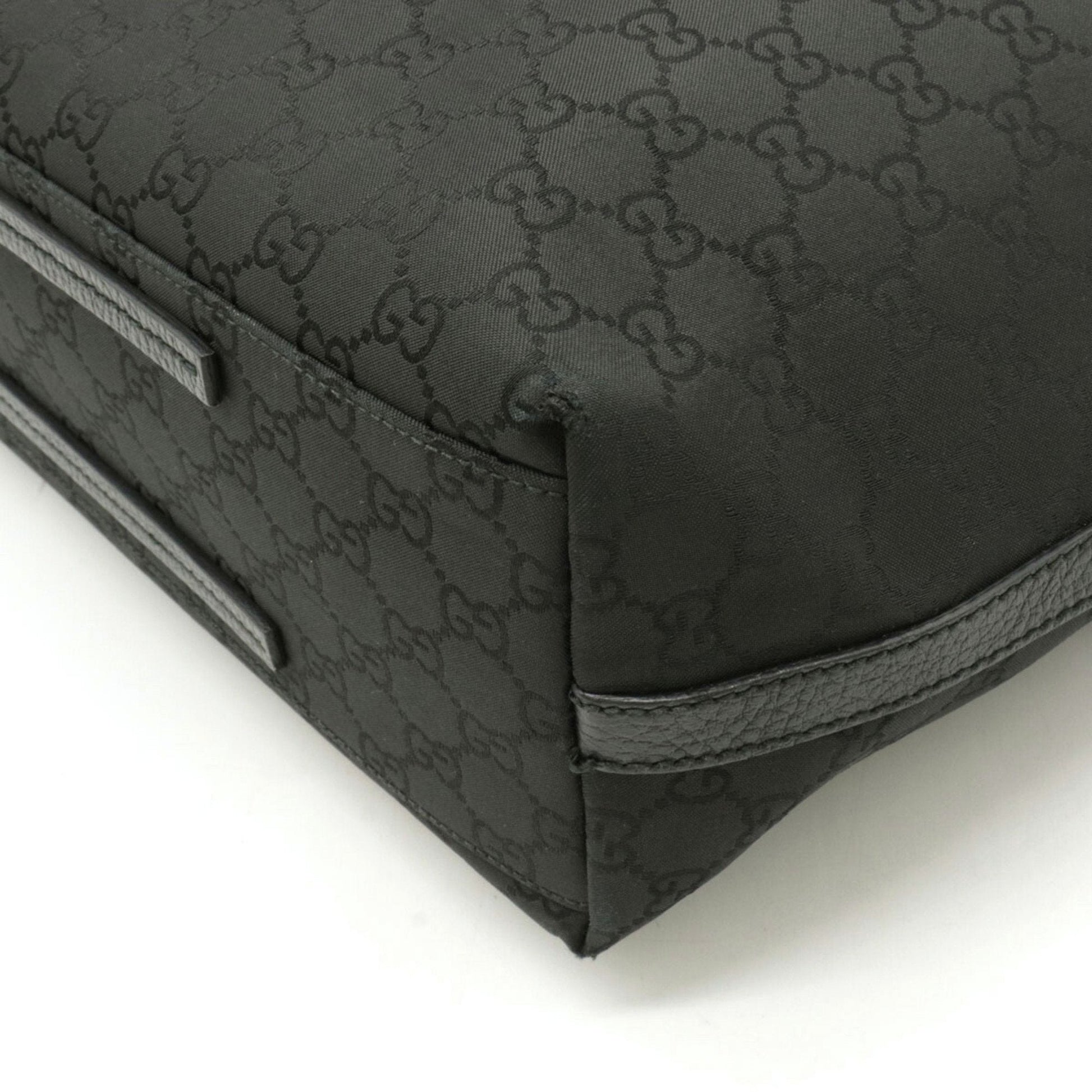Gucci Lou Nylon Leather Tote
