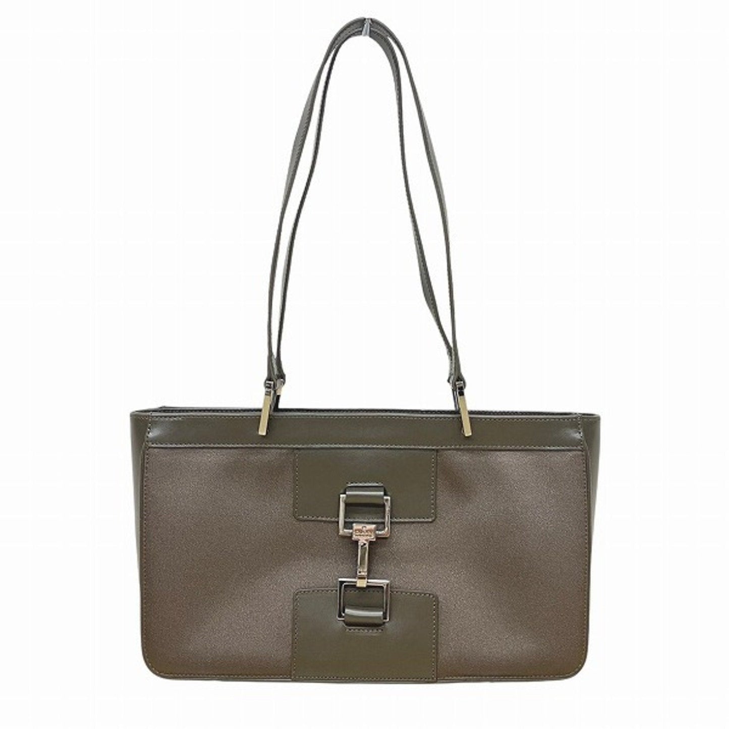 Gucci Leather Canvas Shoulder Bag