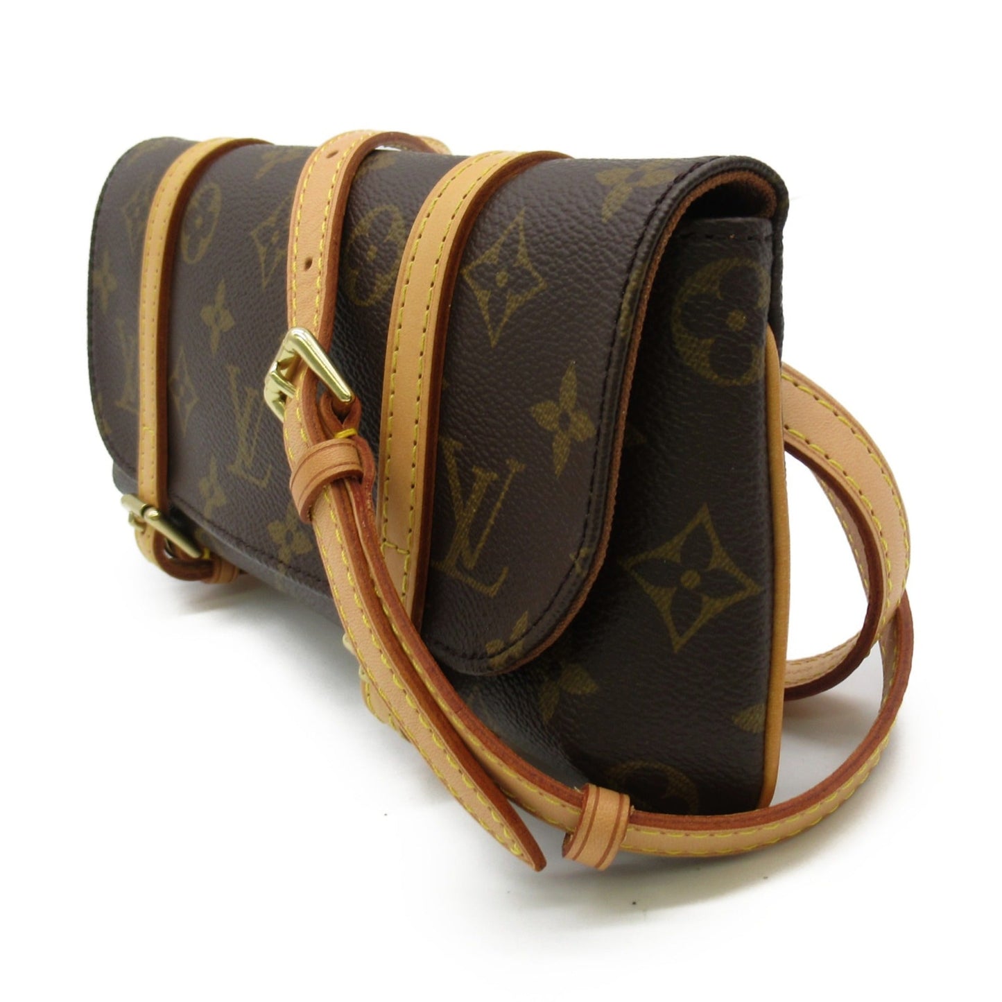 Louis Vuitton Pochette Marrell Brown Monogram PVC coated canvas Clutch