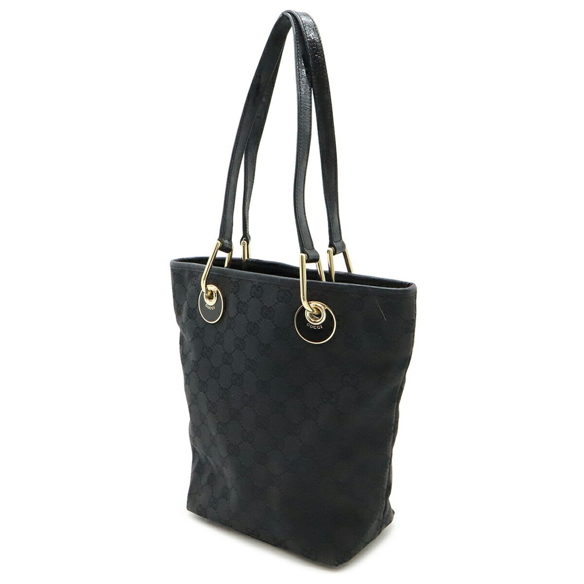 Gucci Leather Canvas Tote
