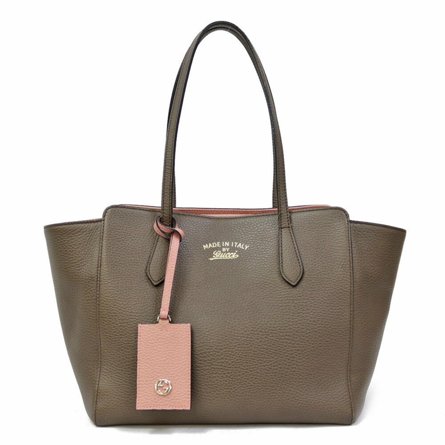 Gucci Brown Leather Shoulder Bag Style 3