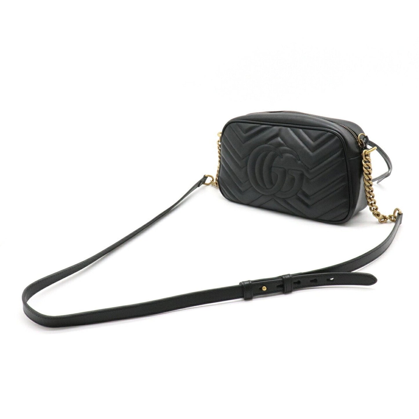 Gucci Lou Pochette Quilted Chain Shoulder Bag
