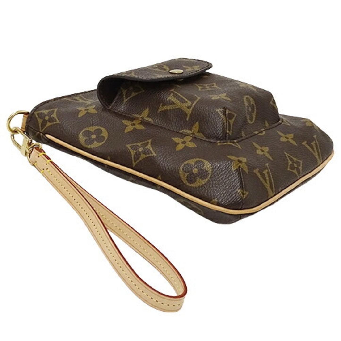 LOUIS VUITTON Pouch Monogram Ladies Second Bag Partition Brown