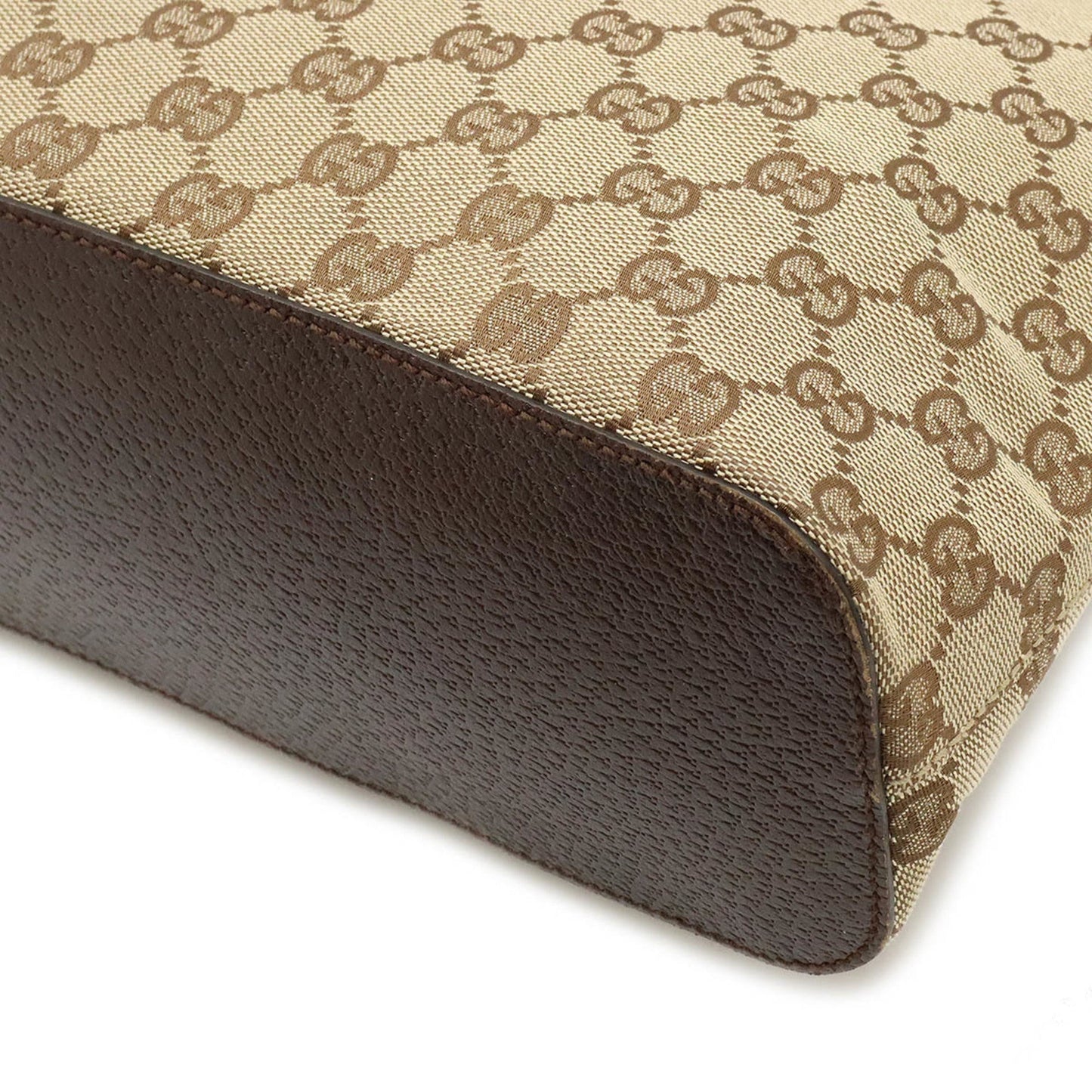 Gucci Leather Canvas Shoulder Bag