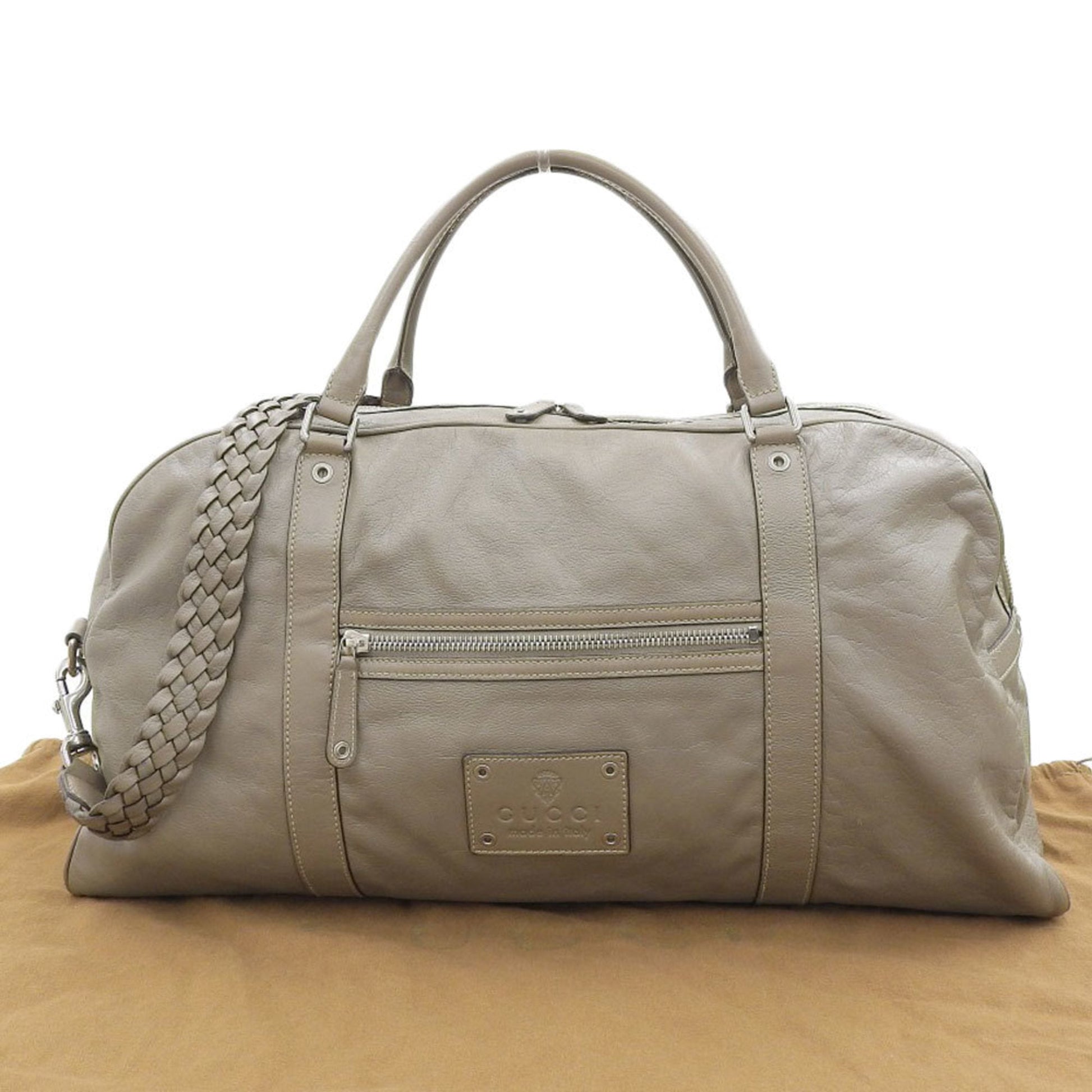 Gucci Boston Leather Shoulder Bag