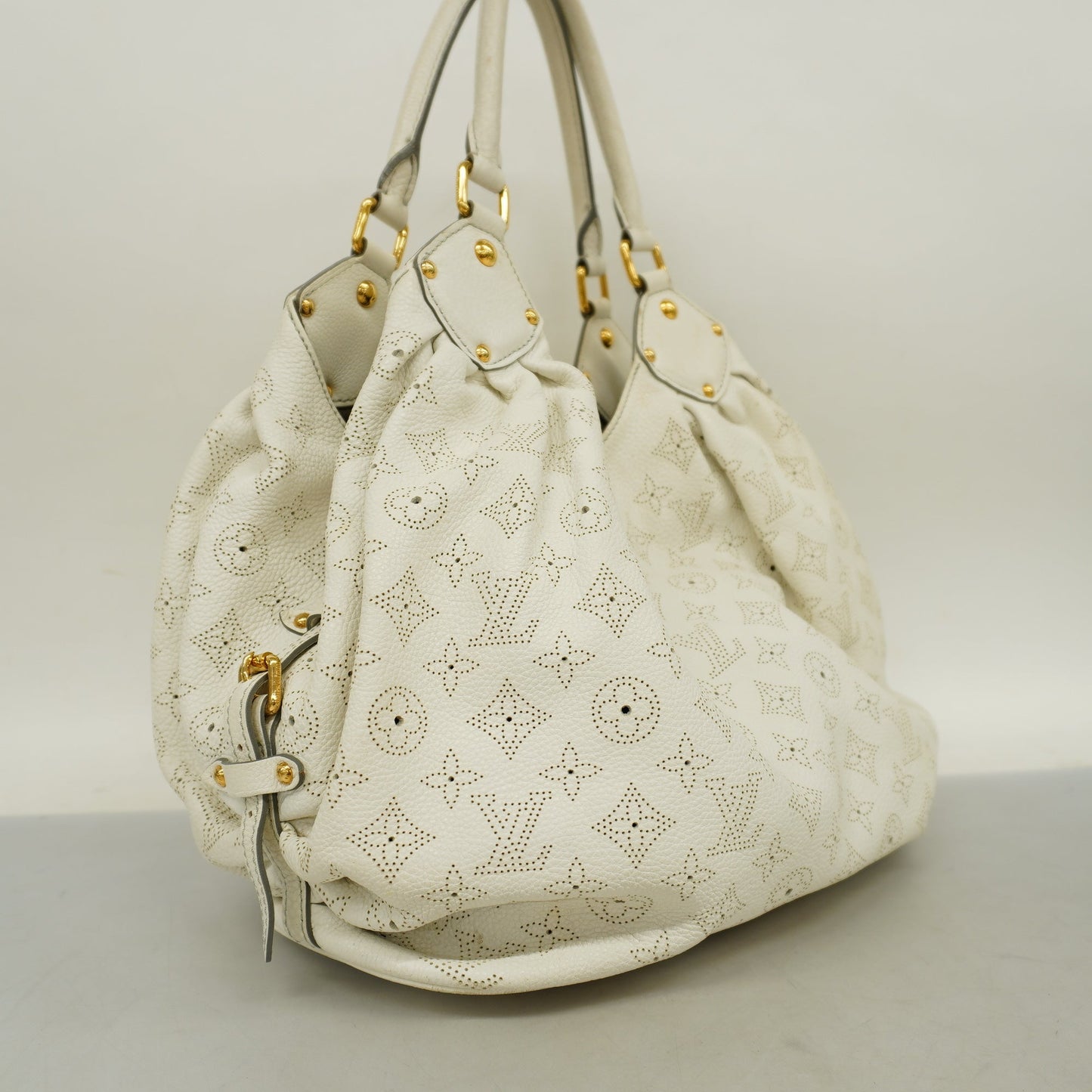 Louis VuittonAuth Mahina Tote Bag XL Women's Tote Bag Blanc
