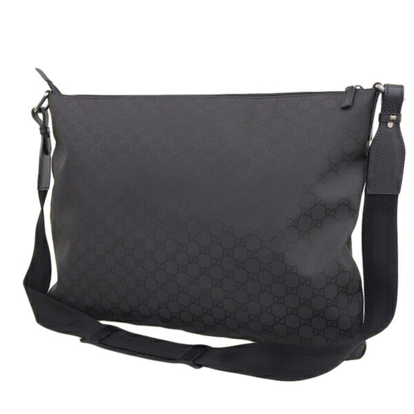 Gucci Nylon Leather Shoulder Bag