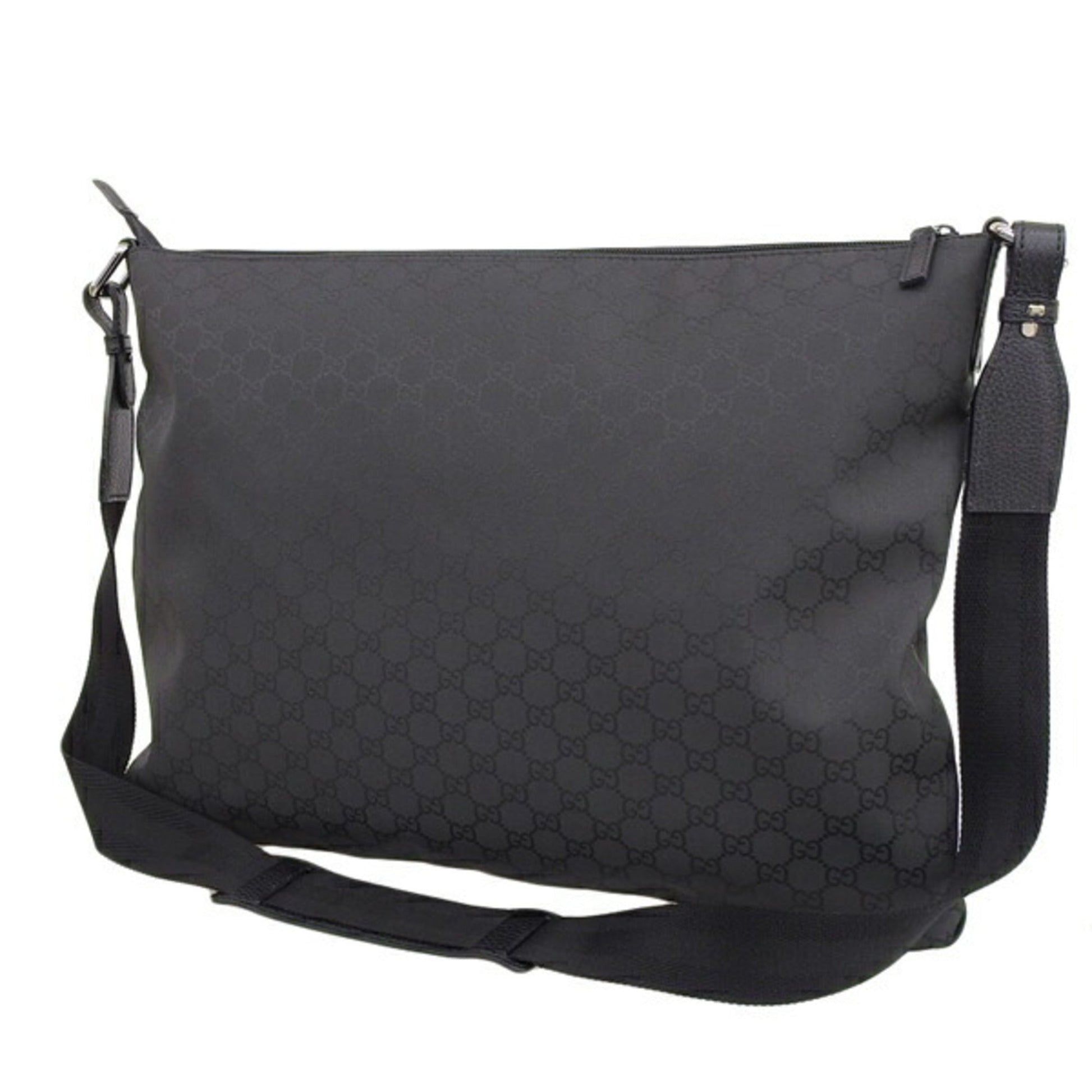 Gucci Nylon Leather Shoulder Bag