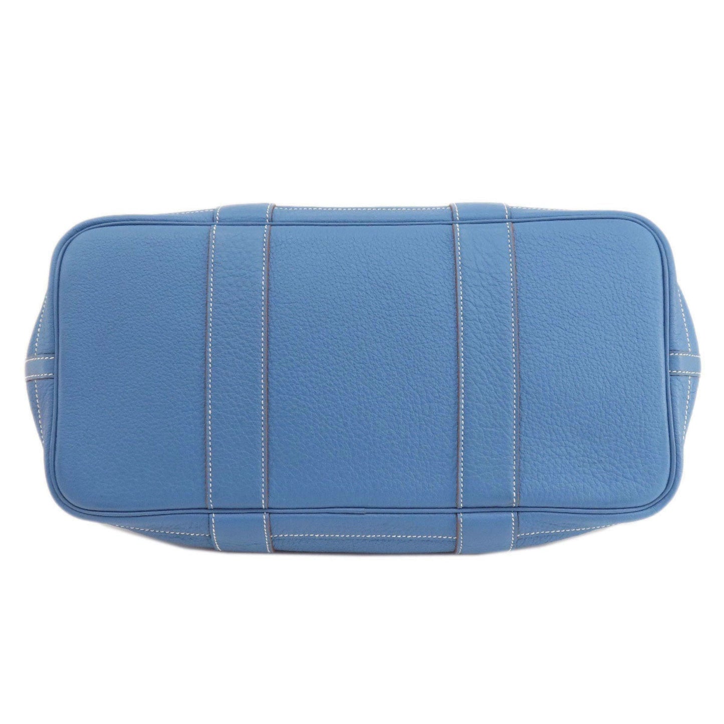 Hermes Garden Blue Negonda Leather Tote Bag ( )
