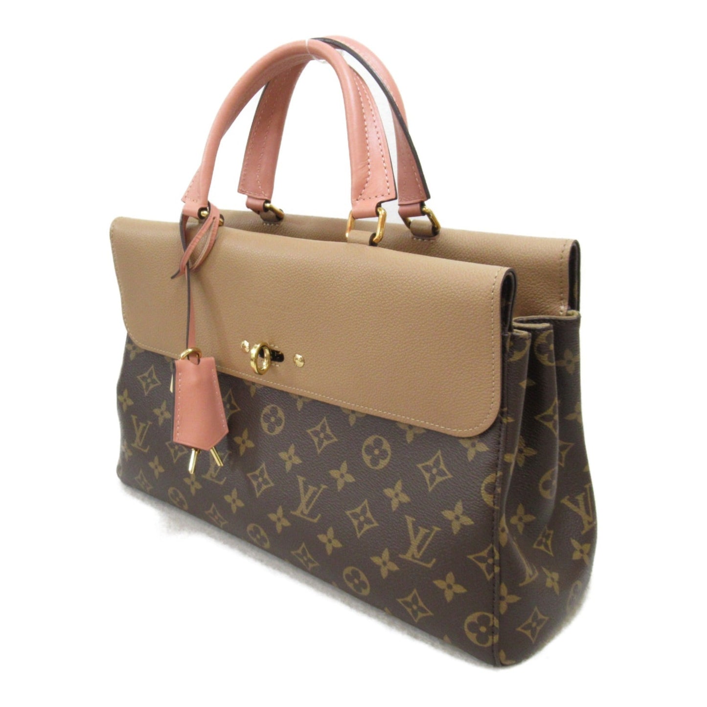 LOUIS VUITTON Venus Shoulder Bag Brown Monogram PVC coated canvas