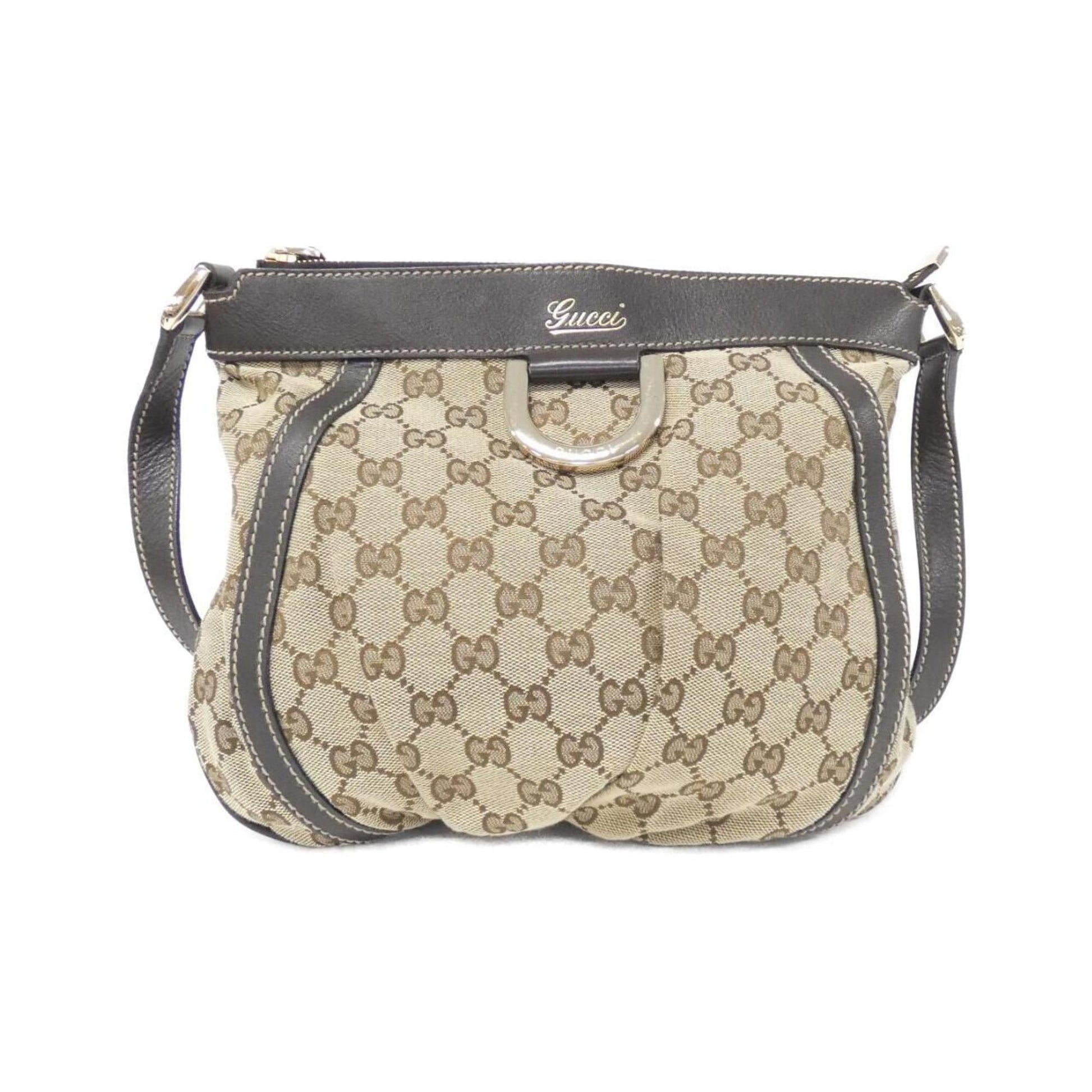 Gucci Canvas Shoulder Bag