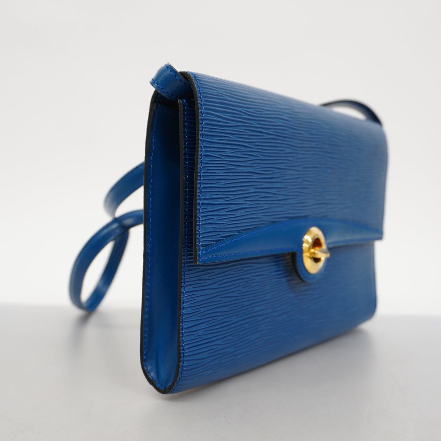 Louis VuittonAuth Epi Arche Women's Shoulder Bag Toledo Blue