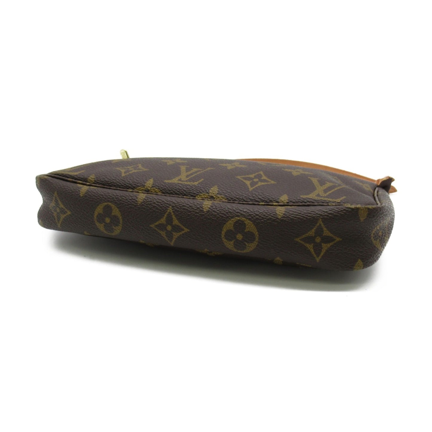 LOUIS VUITTON Pochette Accessoires Accessory Pouch Brown Monogram PVC coated canvas Clutch