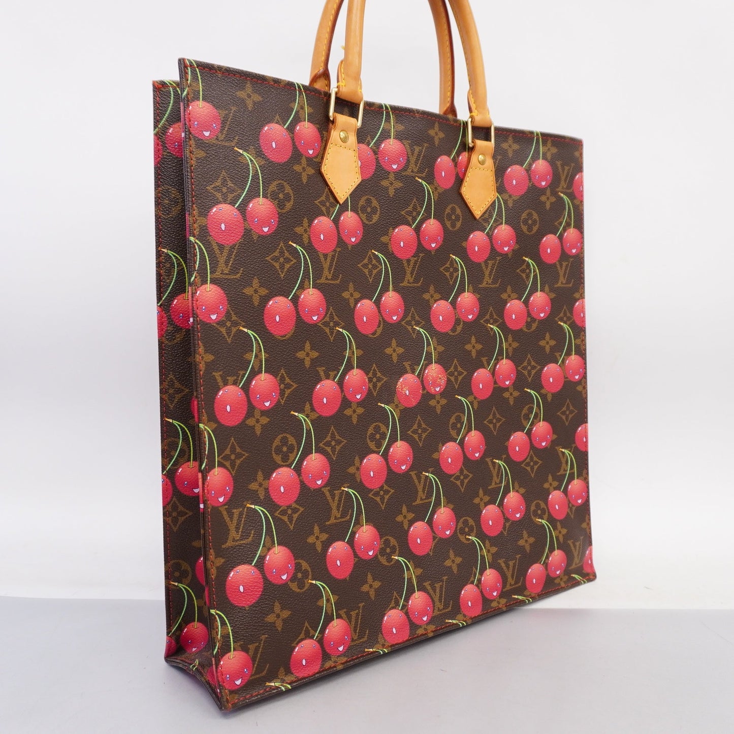 Louis VuittonAuth Monogram Cherry Sack Plastic Women's Tote Bag