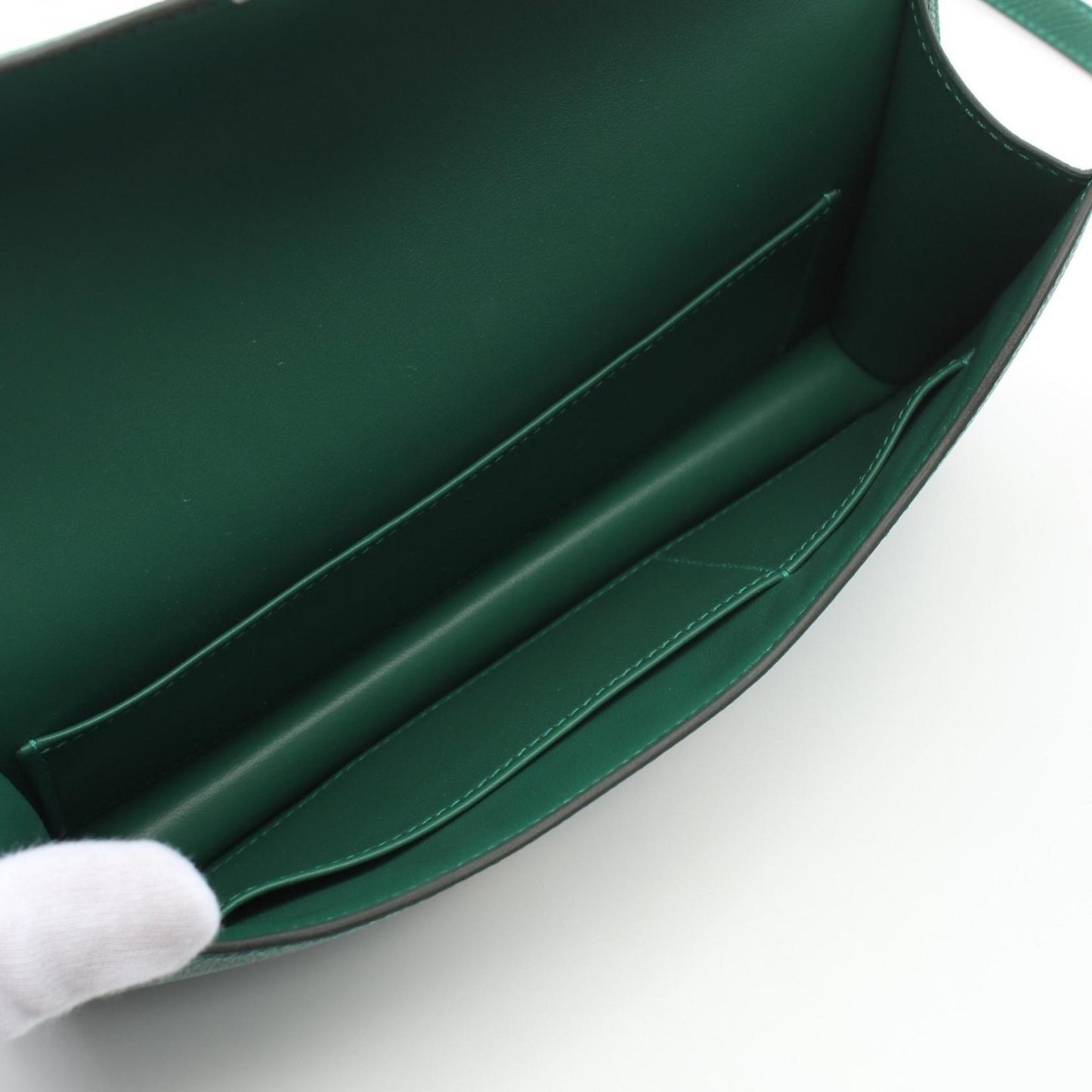 Hermes Green Epsom Leather Shoulder Bag ( )