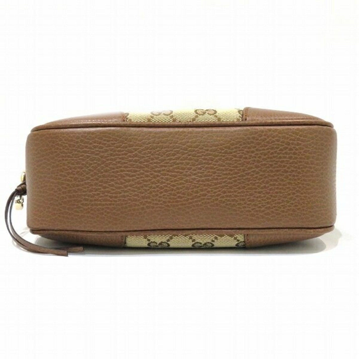 Gucci Leather Canvas Shoulder Bag