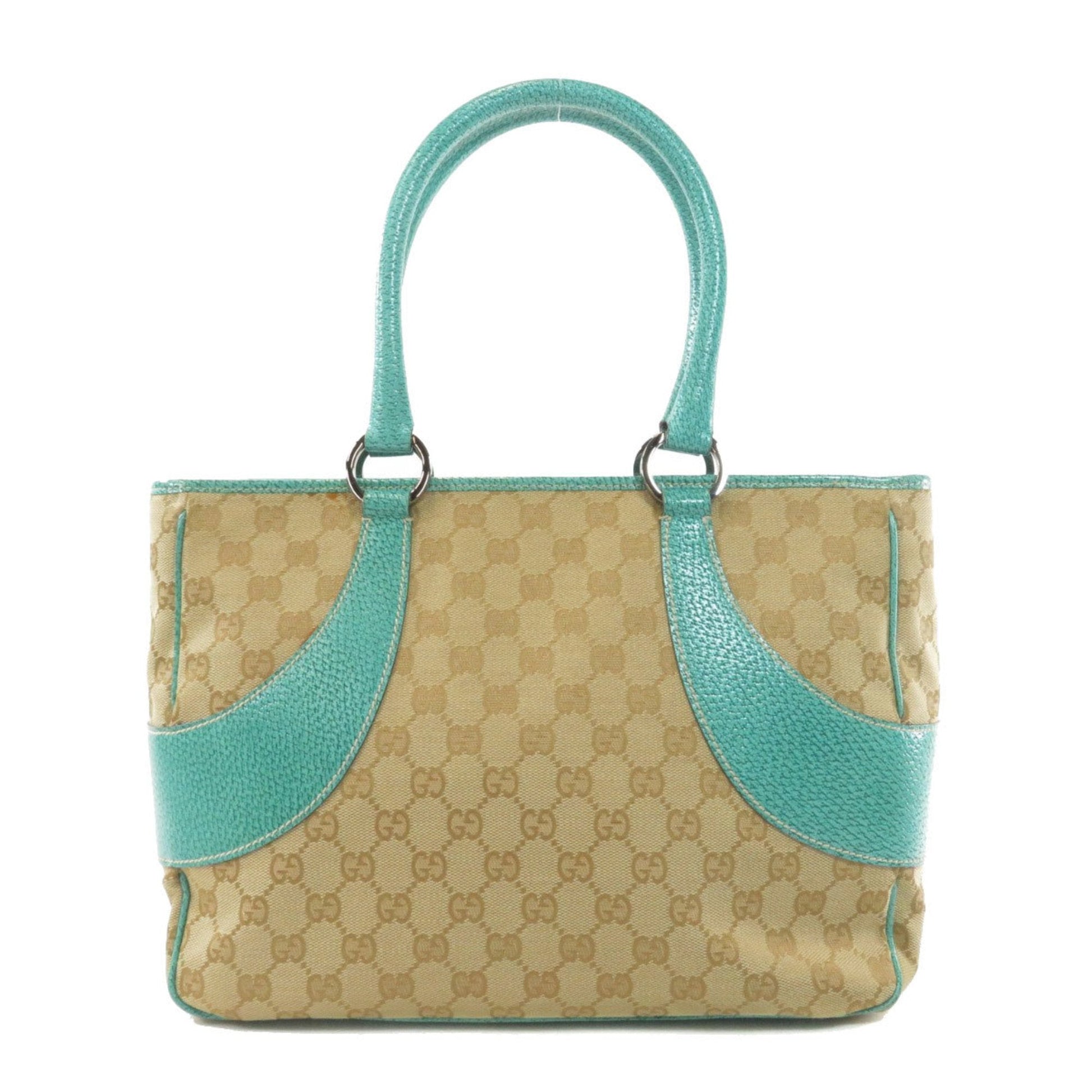 Gucci Lou Leather Canvas Tote