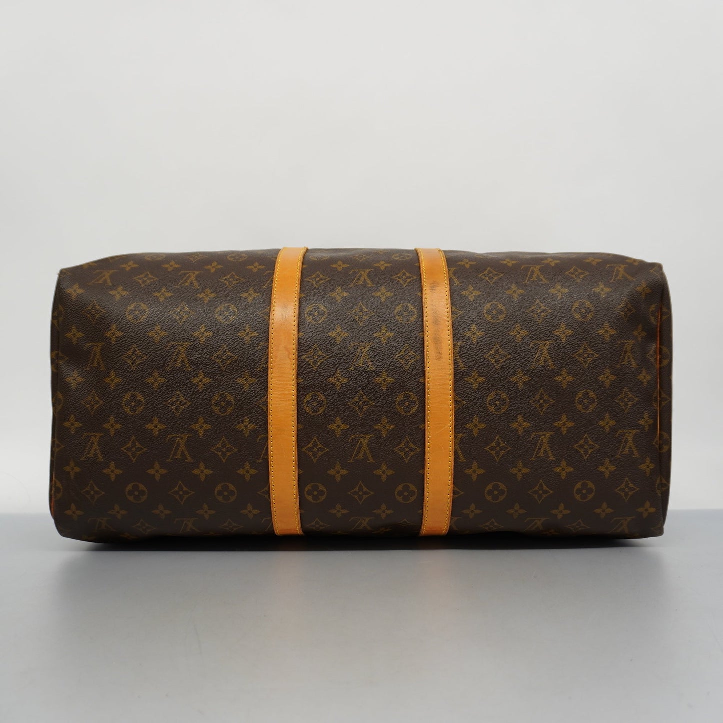 Louis VuittonAuth Monogram Keepol 55 Men,Women,Unisex Boston Bag