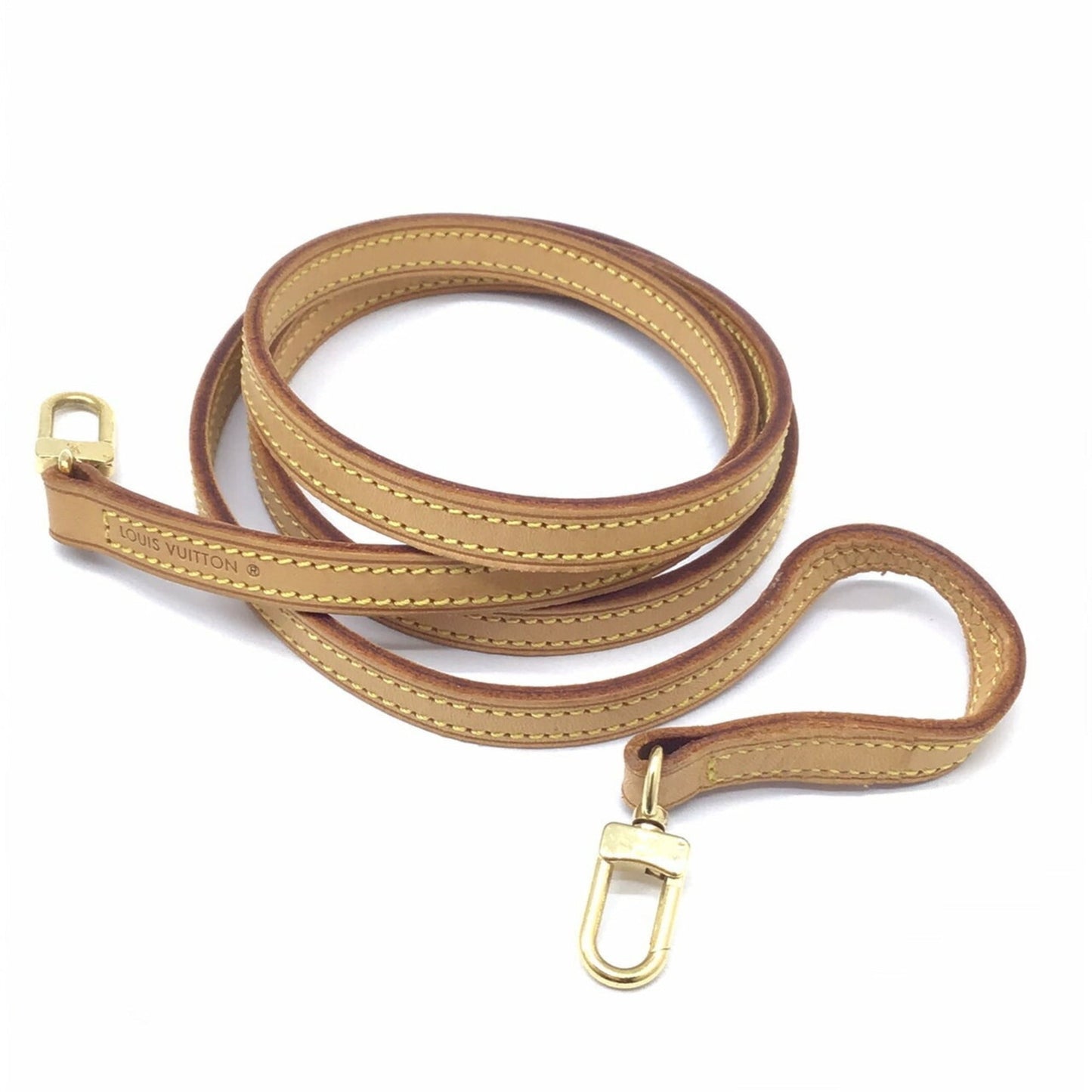 LOUIS VUITTON Shoulder Strap Tanned Leather Replacement Ladies Men's Unisex Shoulder Bag