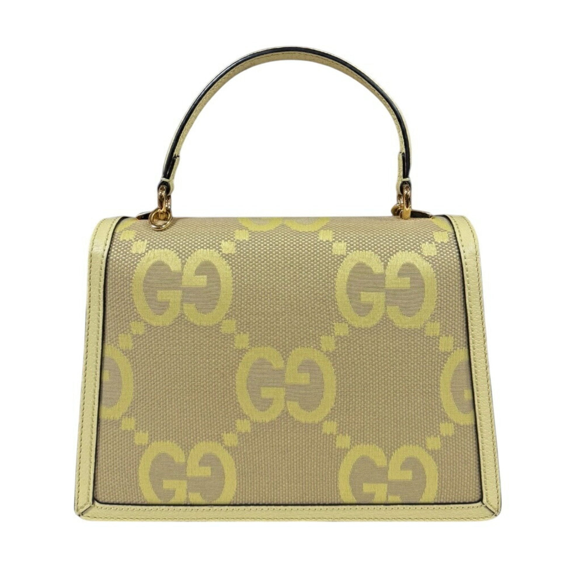 Gucci Leather Canvas Shoulder Bag