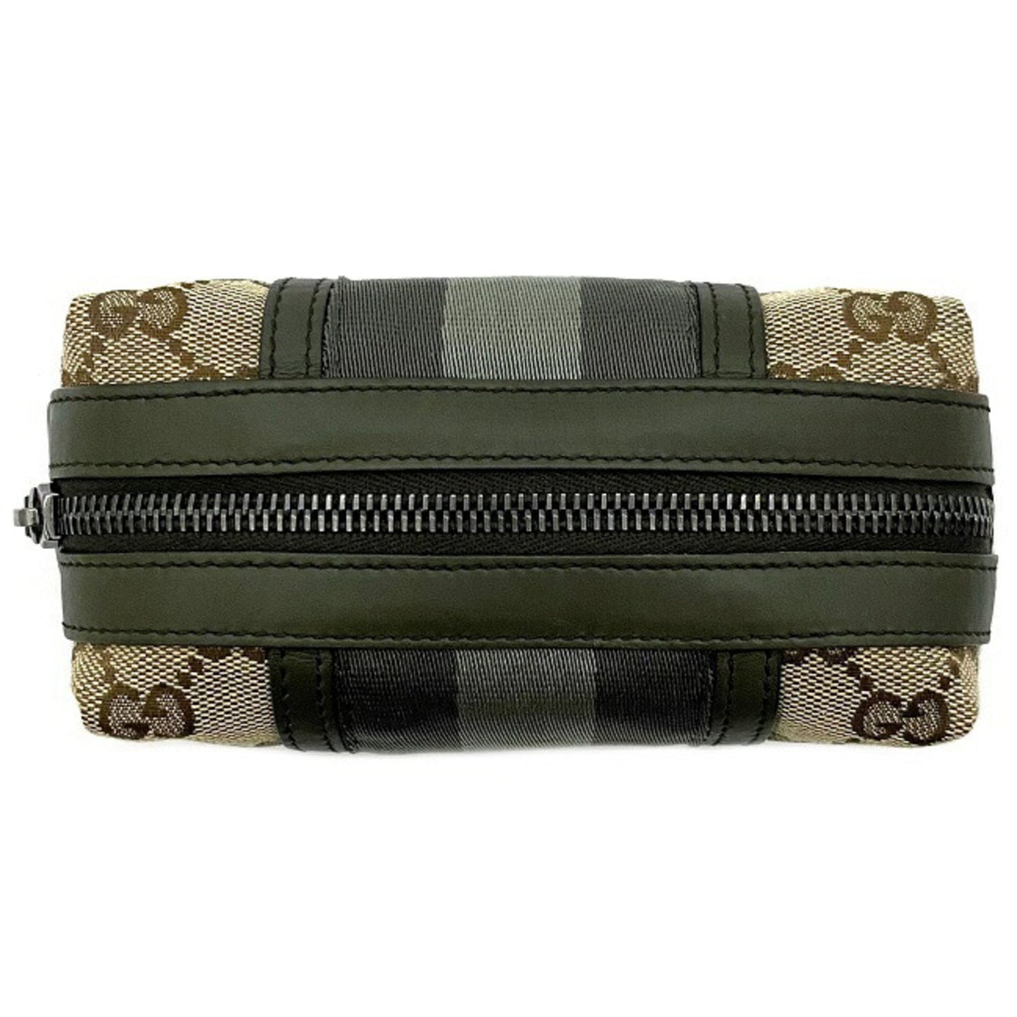 Gucci Leather Canvas Clutch