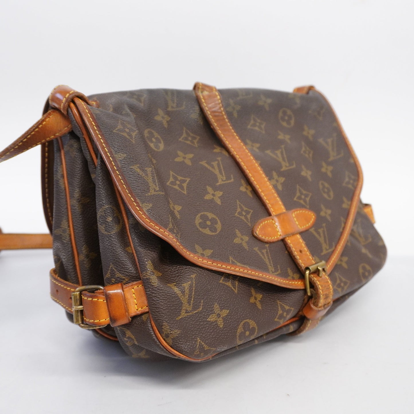Louis VuittonAuth Monogram Saumur 30 Women's Shoulder Bag