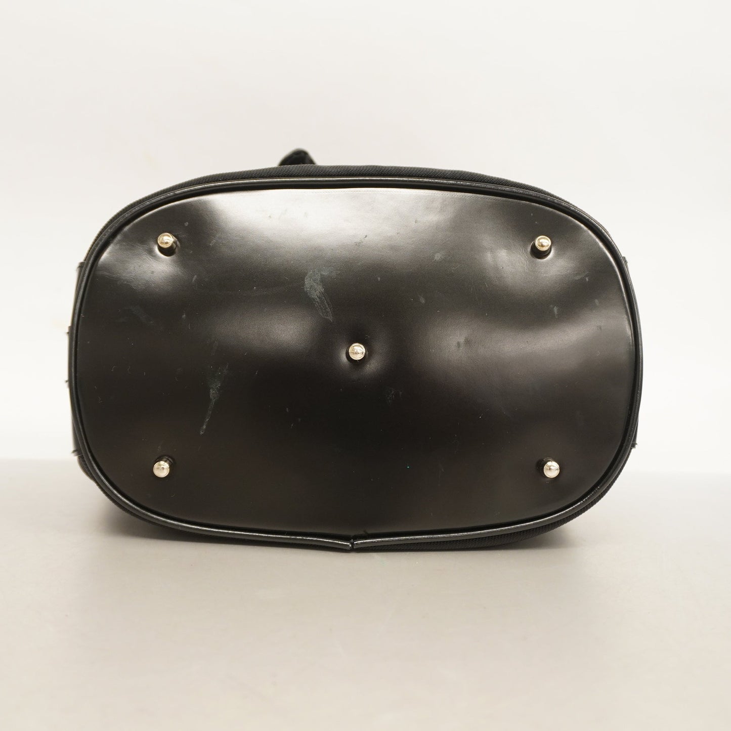 Gucci Lou Nylon Leather Canvas Handbag