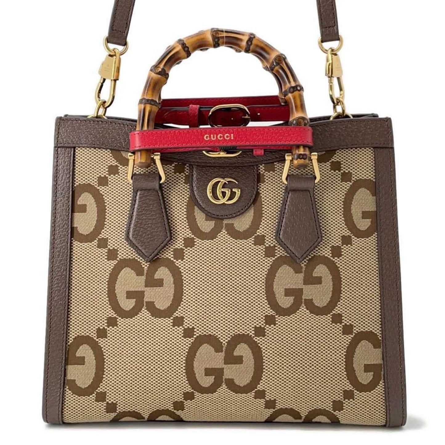 Gucci Leather Canvas Tote
