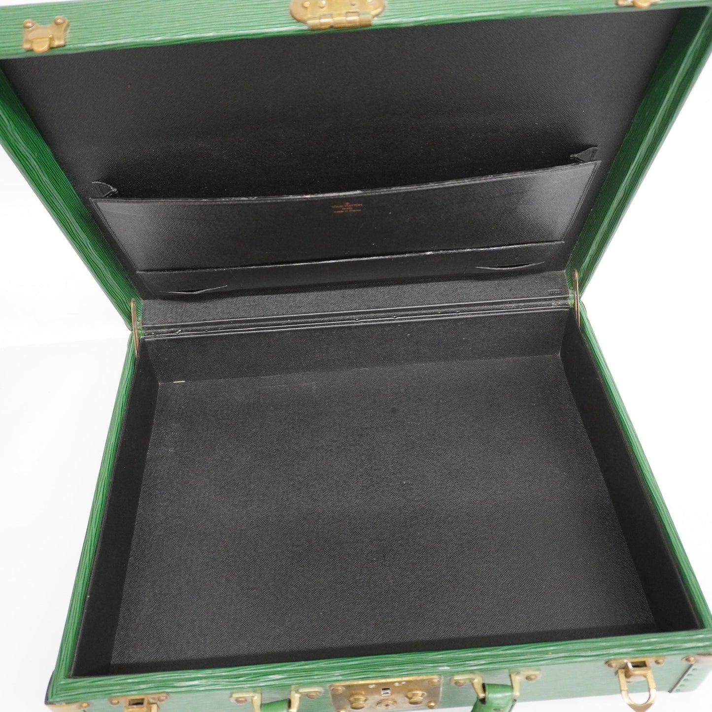 Louis VuittonAuth Epi Trunk Case President 45 Men,Women,Unisex Bag Borneo Green