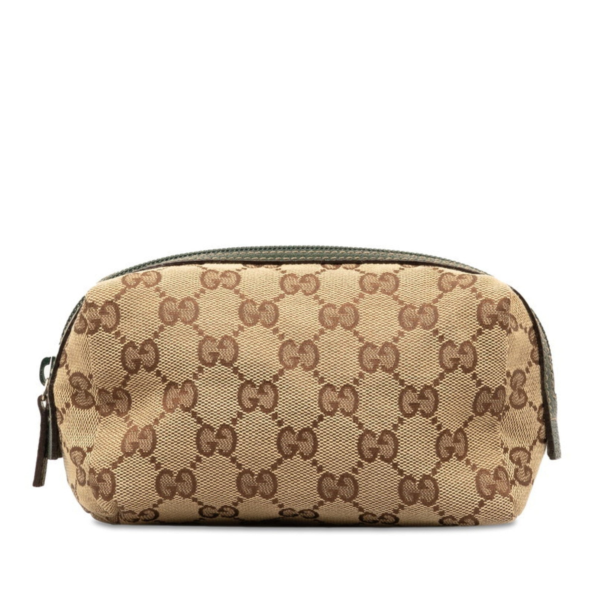 Gucci Leather Canvas Clutch
