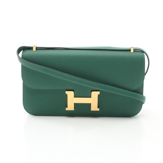 Hermes Green Epsom Leather Shoulder Bag ( )