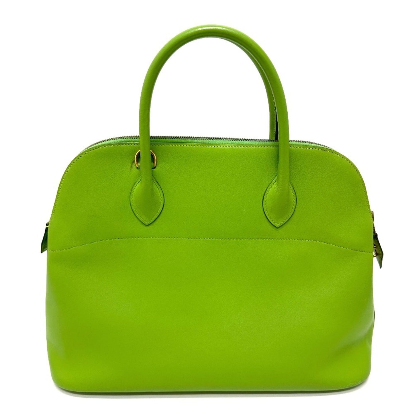 Hermes Green Gulliver Leather Handbag ( )